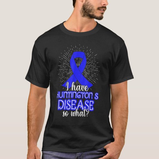 ハンティントンズフェイスハイド認識度 Tシャツ (正面)