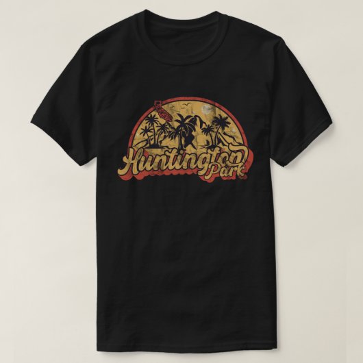 ハンティントンパーク, カリフォルニア州 Tシャツ (デザイン正面)