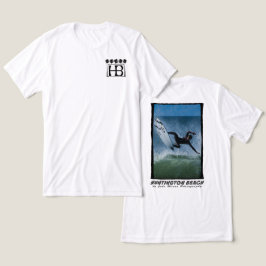 ハンティントンビーチのサーファー トライブレンドTシャツ