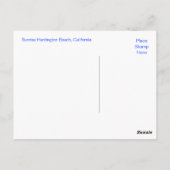 ハンティントンビーチの日の出、カリフォルニア州、ポストカード ポストカード (裏面)