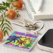 ハンティントンビーチエターナルキーチェーン キーホルダー (正面右)