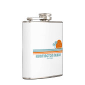 ハンティントンビーチカリフォルニアサンパームツリーズ フラスク (右)