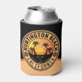 ハンティントンビーチカリフォルニアレトロサンセット60s 缶クーラー (缶正面)