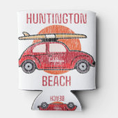 ハンティントンビーチカリフォルニアレトロサーフ 缶クーラー (裏面)
