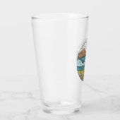 ハンティントンビーチカリフォルニアヴィンテージ タンブラーグラス (右)