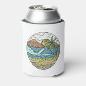ハンティントンビーチカリフォルニアヴィンテージ 缶クーラー (缶裏面)
