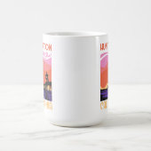 ハンティントンビーチカリフォルニア コーヒーマグカップ (中央)
