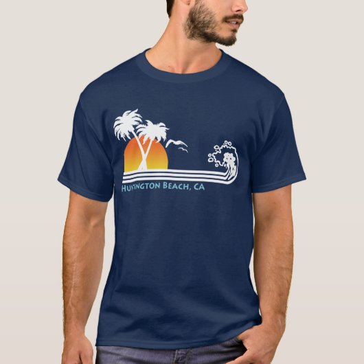 ハンティントンビーチカリフォルニア Tシャツ (正面)