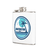 ハンティントンビーチサウスカロライナ椰子の木鳥 フラスク (左)