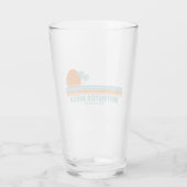 ハンティントンビーチサウスカロライナSun Palm Trees タンブラーグラス (裏面)
