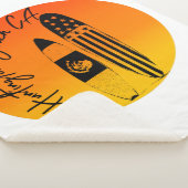 ハンティントンビーチサーフボードアンドサンセット シェルパブランケット (3/4)