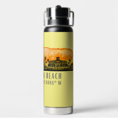 ハンティントンビーチシティシルエット ウォーターボトル (背面)