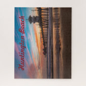 ハンティントンビーチピアアットサンセット ジグソーパズル (縦)