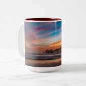 ハンティントンビーチピアアットサンセット ツートーンマグカップ (正面左)