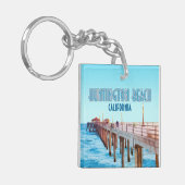 ハンティントンビーチピアカリフォルニアヴィンテージ キーホルダー (正面左)