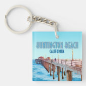 ハンティントンビーチピアカリフォルニアヴィンテージ キーホルダー (正面)
