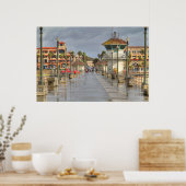 ハンティントンビーチピアカリフォルニア ポスター (キッチン)