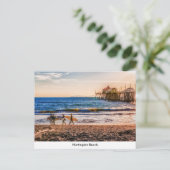 ハンティントンビーチピアポストカード ポストカード (スタンド正面)