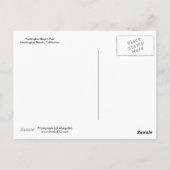 ハンティントンビーチピアポストカード ポストカード (裏面)