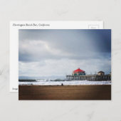 ハンティントンビーチピア、カリフォルニア州 ポストカード (正面/裏面)