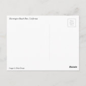 ハンティントンビーチピア、カリフォルニア州 ポストカード (裏面)