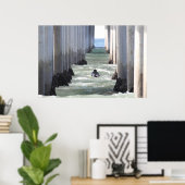 ハンティントンビーチピア"カリフォルニア ポスター (ホームオフィス)