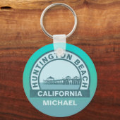 ハンティントンビーチピア キーホルダー (正面)