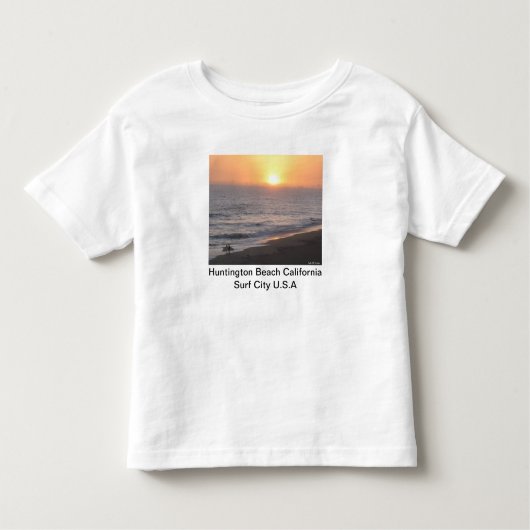 ハンティントンビーチ「サーフシティ」 トドラーTシャツ (正面)
