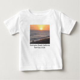 ハンティントンビーチ「サーフシティ」 ベビーTシャツ