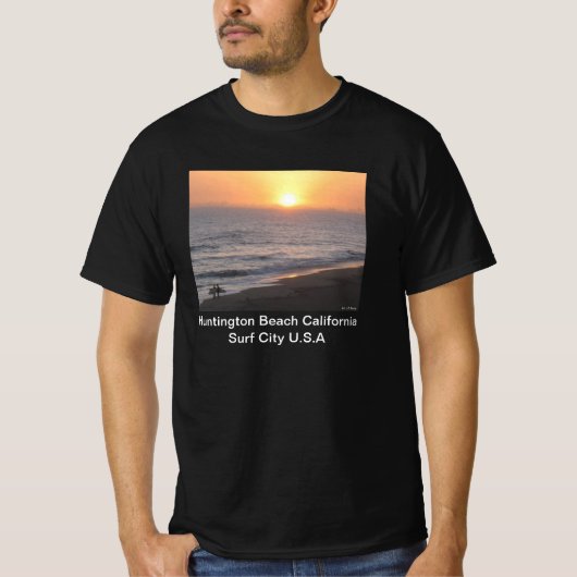 ハンティントンビーチ "サーフシティ" Tシャツ (正面)