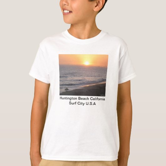 ハンティントンビーチ "サーフシティ" Tシャツ (正面)