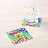 ハンティントンビーチ 時代の時計 コースター (インサイチュ)