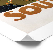 ハンティントン湖とシエラス ポスター (角)