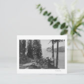 ハンティントン湖,カリフォルニア州道路からのビュー ポストカード (スタンド正面)