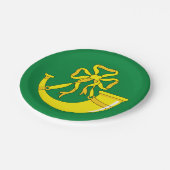 ハンティンドンシャー州旗紙プレート ペーパープレート (アングル)