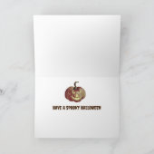 ハンテ不気味ッドハウスハロウィーン カード (内部)