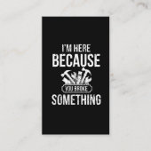 ハンデおもしろいィマンの英雄職人のユーモアを修復 名刺 (正面)