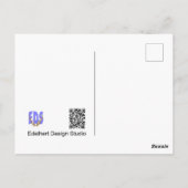 ハンデおもしろいィマンカトゥーンパパはがき ポストカード (裏面)