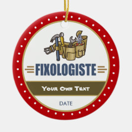 ハンデおもしろいィマン セラミックオーナメント