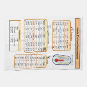 ハンディキッチンサイズ測定キッチンタオル キッチンタオル (横)