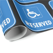 ハンディキャップのために確保される ラッピングペーパー (ロールコーナー)