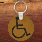 ハンディキャップのキーチェーン – 1 キーホルダー (正面)