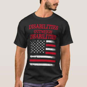 ハンディキャップユーモア障害者サバイバーウォリアー1 Tシャツ