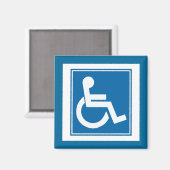 ハンディキャップ記号 マグネット (正面/裏面)
