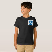 ハンディキャップ記号 Tシャツ (正面フル)