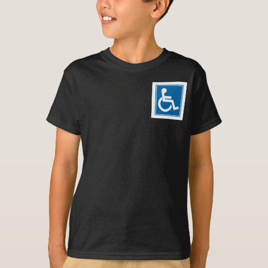 ハンディキャップ記号 Tシャツ (正面)