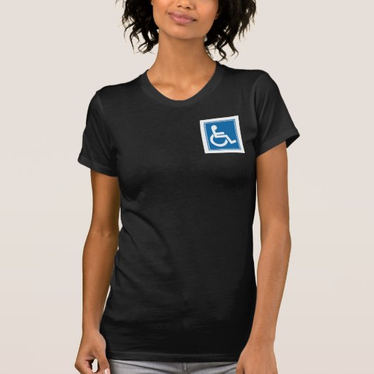 ハンディキャップ記号 Tシャツ (正面)
