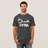 ハンディキャップ車おもしろいイス秋 Tシャツ (正面フル)