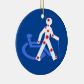 ハンディキャップ非表示/表示 セラミックオーナメント (右)