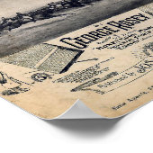 ハンディキャップ1890ヴィンテージ競馬 ポスター (角)